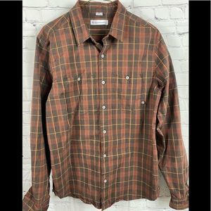 BackCountry Men's Rust Plaid Button-Down Shirt